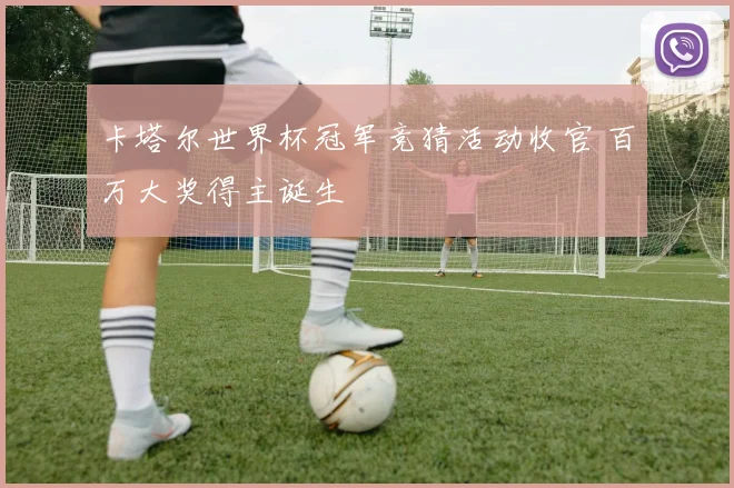 卡塔尔世界杯冠军竞猜活动收官 百万大奖得主诞生